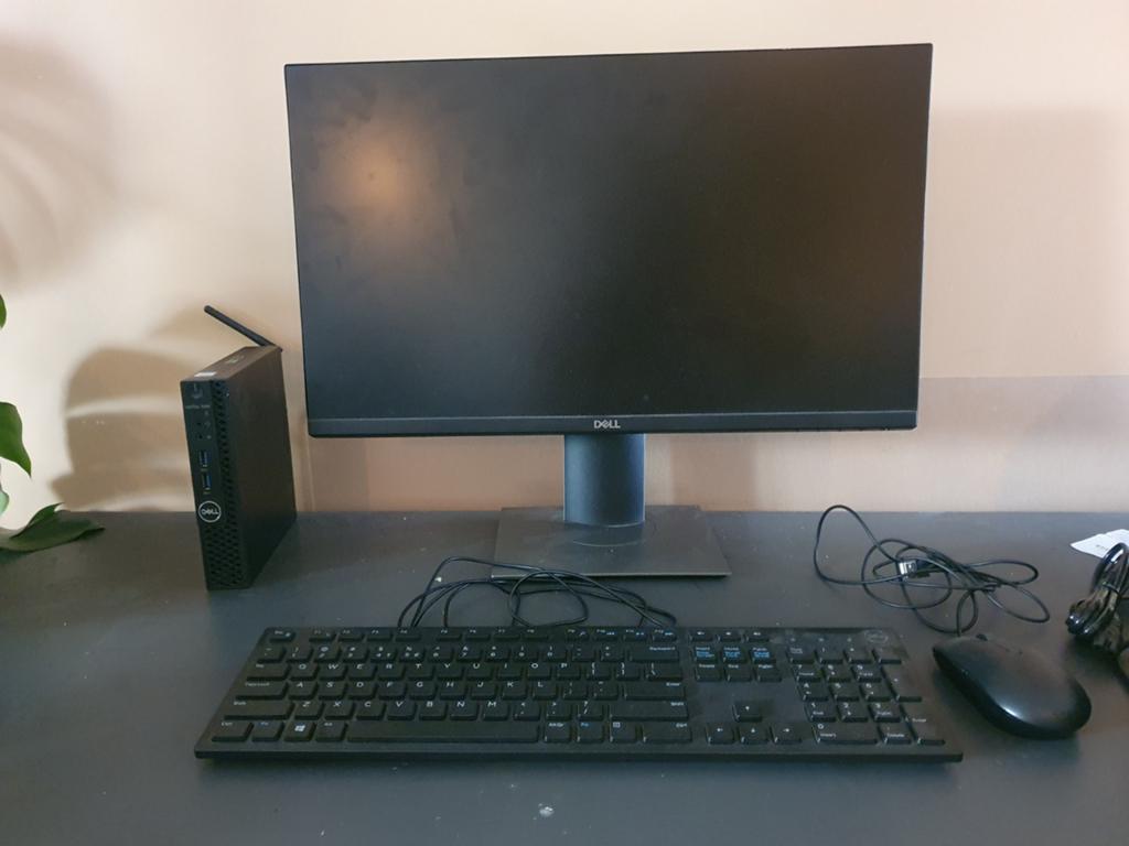 Dell OptiPlex 3060 Micro Desktop PC met Monitor, Computers en Software, Ophalen, Met monitor, 8 GB, Zo goed als nieuw