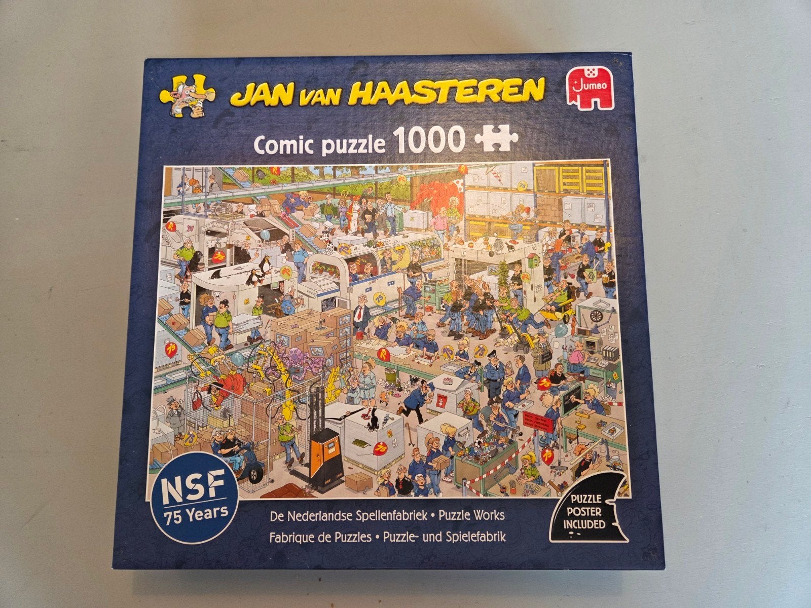 Jan van Haasteren puzzel, Ophalen, 500 t/m 1500 stukjes, Zo goed als nieuw, Legpuzzel