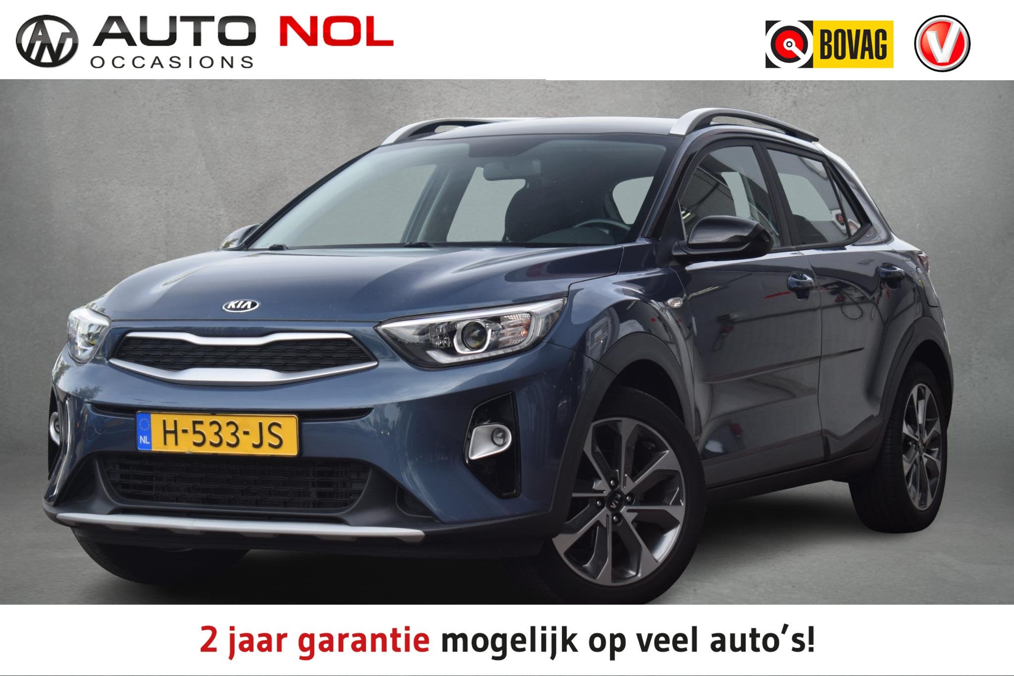 Kia Stonic 1.0 T-GDi DynamicLine | Apple CarPlay | Camera |, Euro 6, Blauw, 49 €/maand, Origineel Nederlands