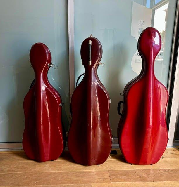 Uitverkoop 1/2 3/4 4/4 cellokoffers, Muziek en Instrumenten, Strijkinstrumenten | Cello's, Ophalen, Gebruikt