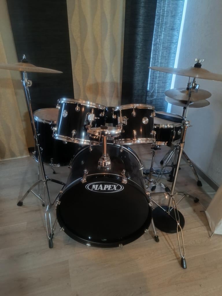 Mapex drumstel - Zo goed als nieuw met 4 drumsticks, Ophalen of Verzenden, Zo goed als nieuw, Overige merken