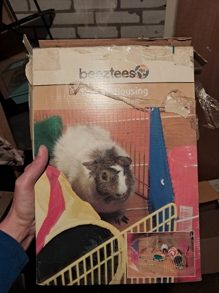 Beeztees Knaagdierenren en zeil, Dieren en Toebehoren, Kooi, Minder dan 75 cm, Zo goed als nieuw, Konijn