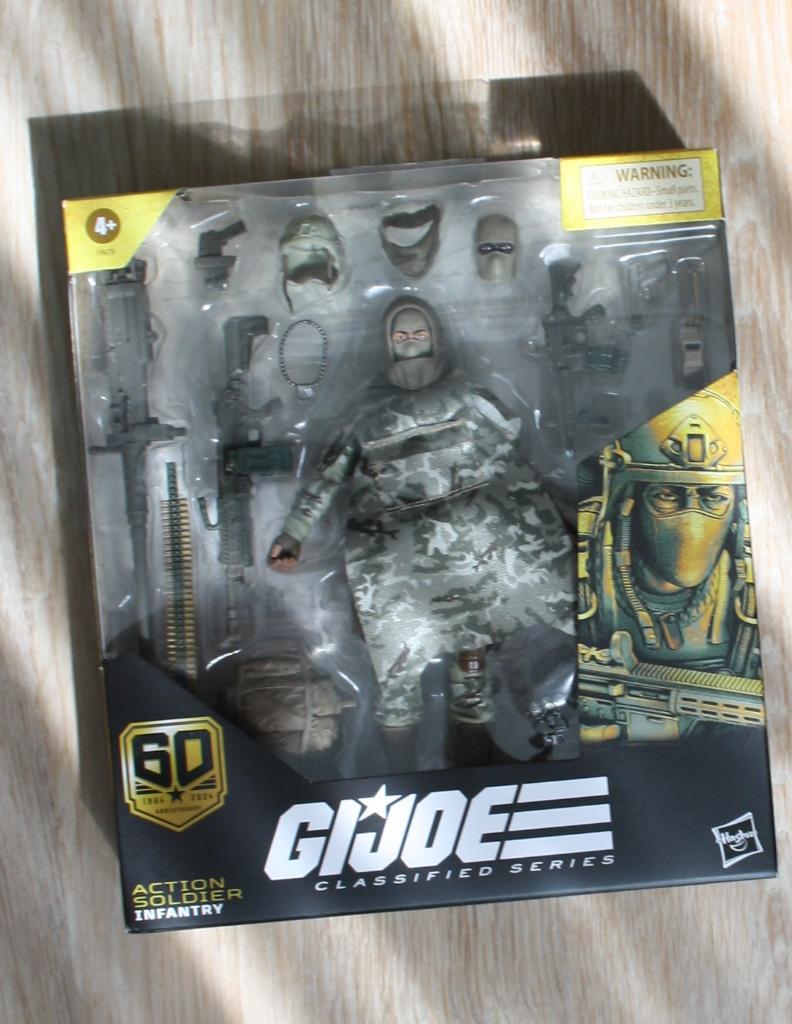 G.I. Joe Classified Action Soldier Infantry 60th Anniversary, Ophalen of Verzenden, Nieuw