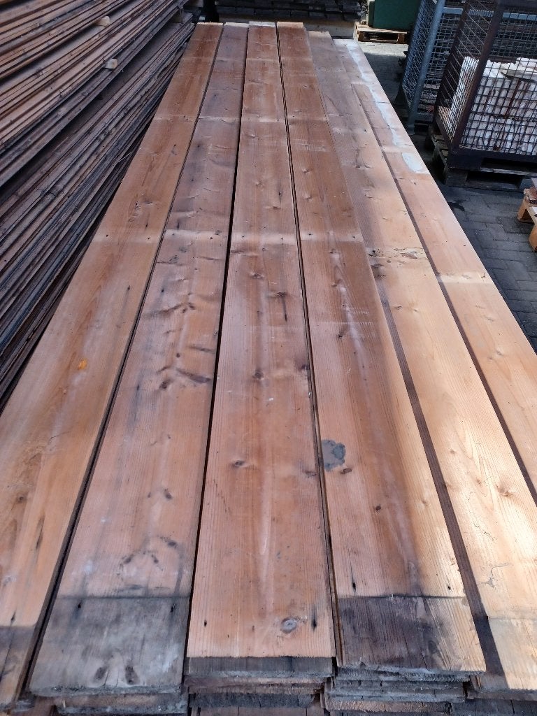 Dakhout, ca.13/14 cm breed en ca, 16,5 cm breed, Ophalen, Gebruikt, Minder dan 25 mm, Plank