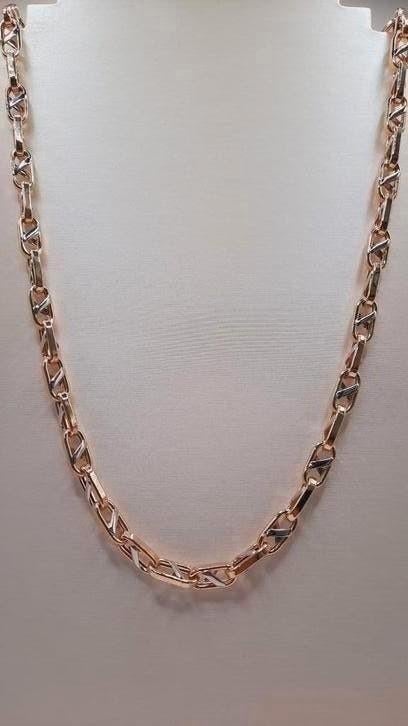 gouden fantasie ketting 14kt, Www.bredajuwelier.nl, Nieuw, Ophalen of Verzenden, Www.bredajuwelier.nl