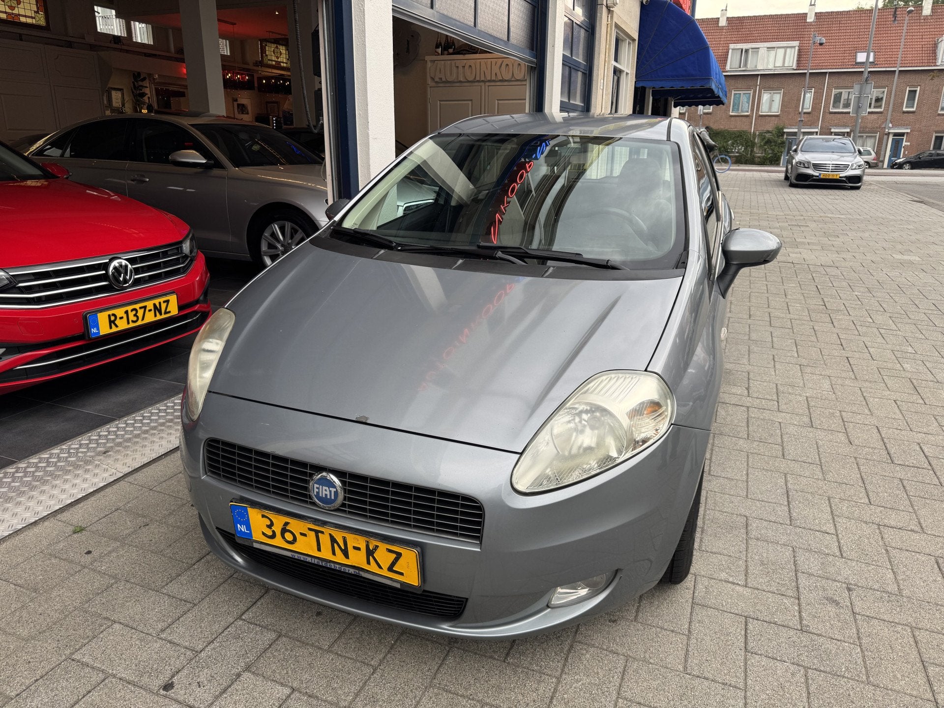 Fiat Grande Punto 1.4 Edizione Blue & Me NW APK 08-2027/CLIM, Auto's, Voorwielaandrijving, 4 cilinders, 400 kg, Grande Punto