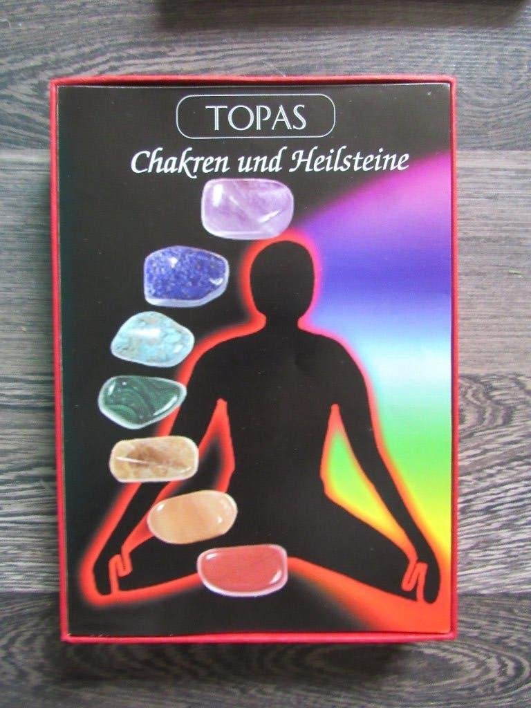 TOPAS EDELSTENEN  CHAKRA SET, Boeken, Ophalen of Verzenden, Nieuw, Spiritualiteit algemeen, Overige typen