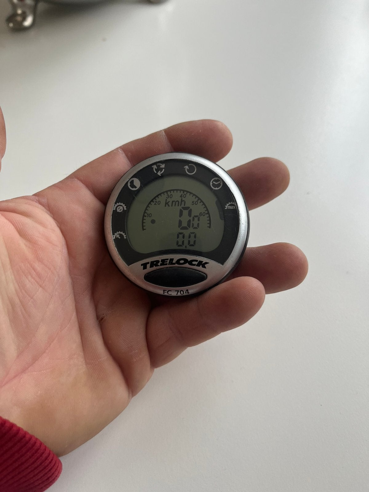 Elektronische fiets computer, Fietsen en Brommers, Ophalen, Gebruikt