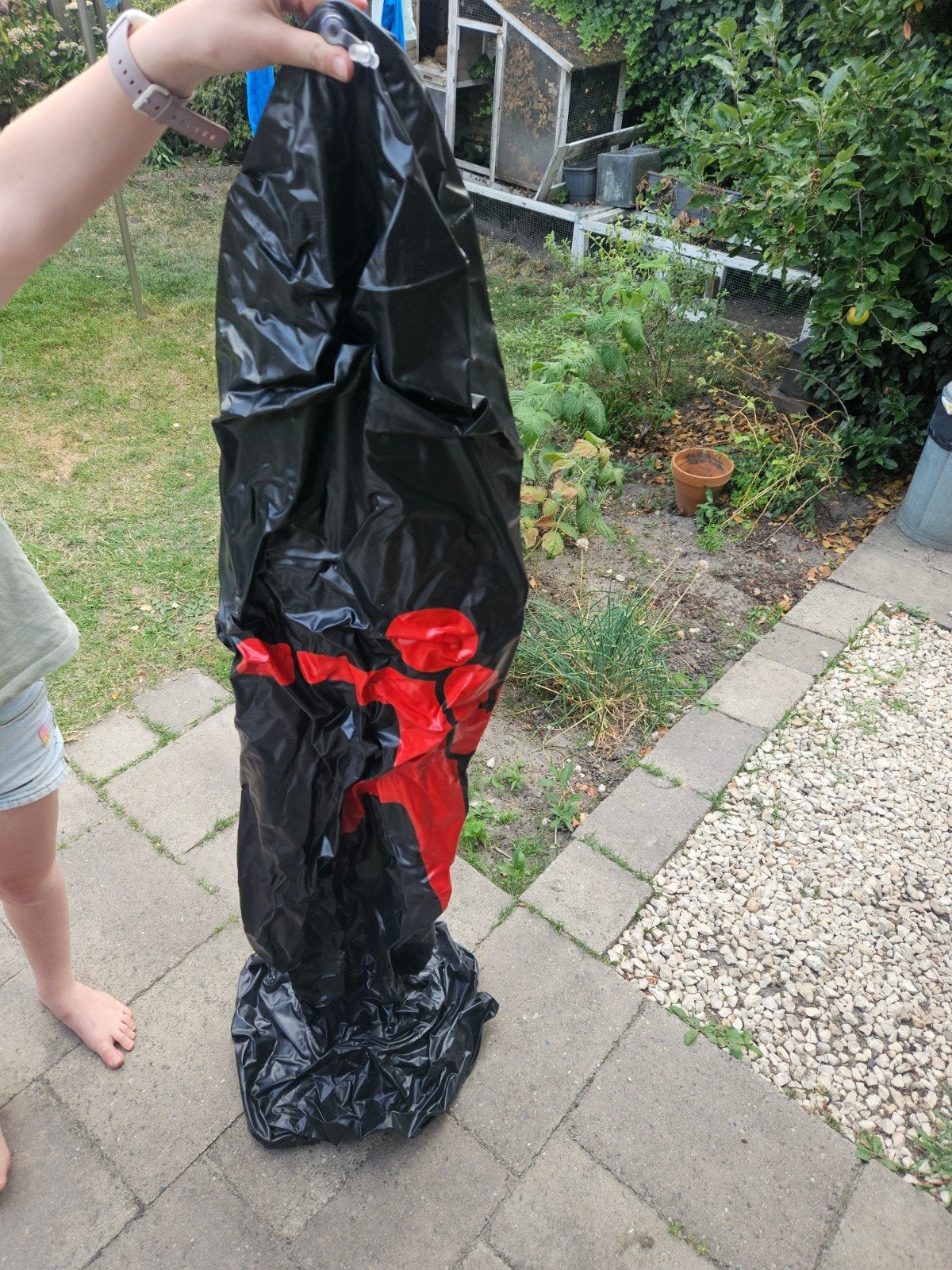 Opblaasbare boksbal voor kinderen, Ophalen of Verzenden, Gebruikt