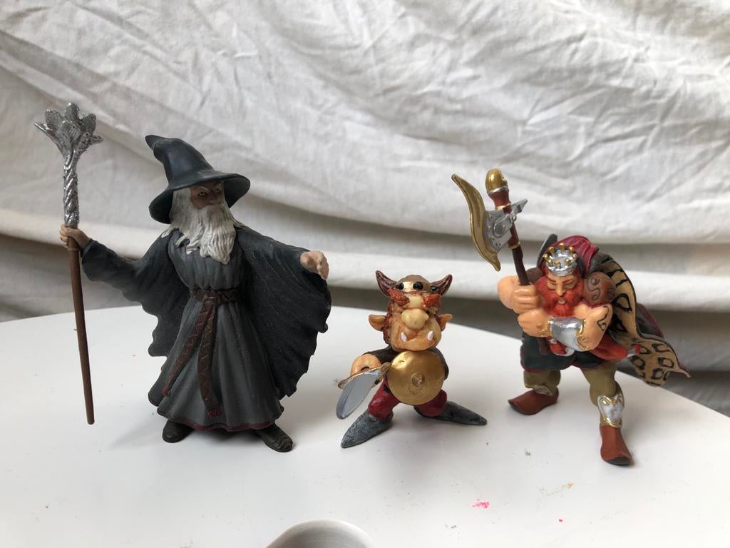 Schleich Merlin, Papo Krijger en Papo Viking Figuren, Verzamelen, Poppetjes en Figuurtjes, Ophalen of Verzenden, Gebruikt