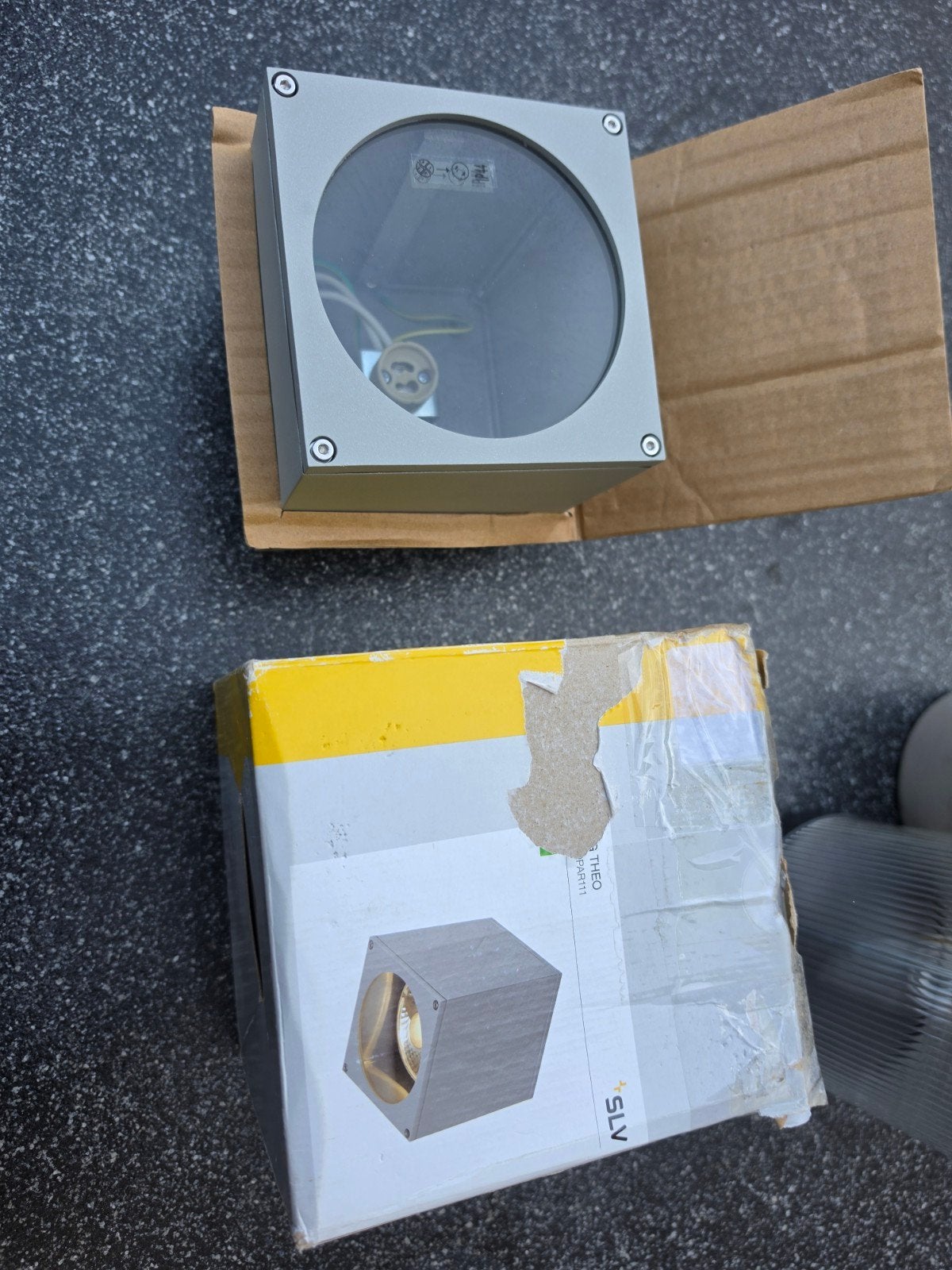 SLV Buitenlamp GU10 GPAR111 - Nieuw in doos, Overige merken, Grijs, Nieuw, Modern
