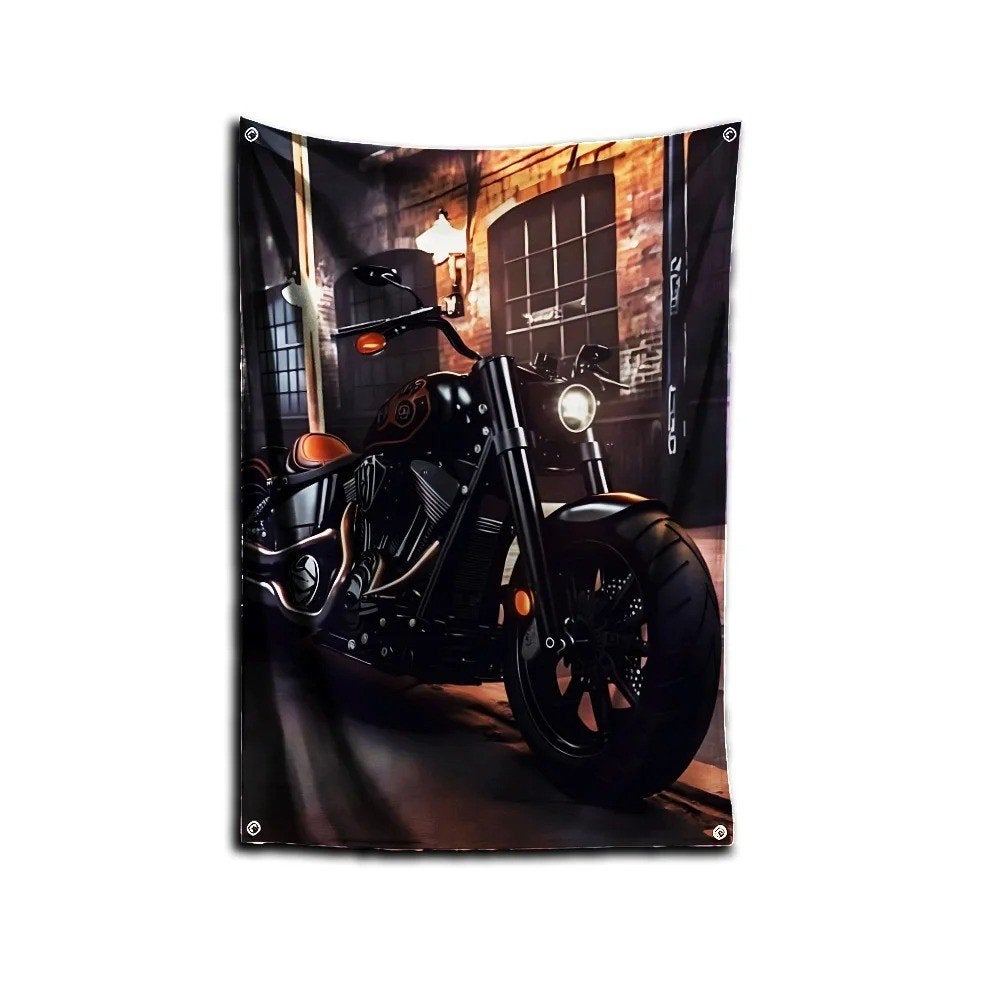 Grote vlaggen Vintage motoren (150x90cm), Diversen, Ophalen of Verzenden, Nieuw