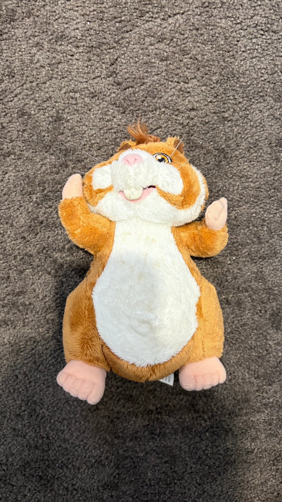 AH albert heijn hamster knuffel oud - klein vintage, Ophalen of Verzenden, Zo goed als nieuw, Overige typen