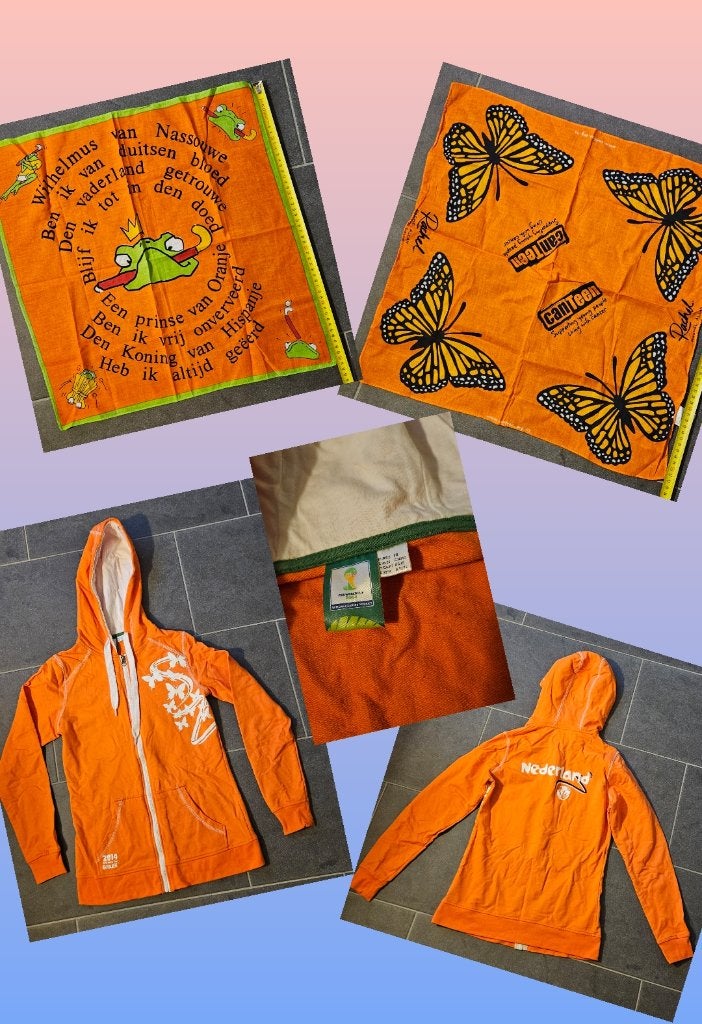 Oranje jasje, gezellige feestelijke artikelen, voetbal, WK!, Hobby en Vrije tijd, Feestartikelen, Ophalen of Verzenden, Nieuw