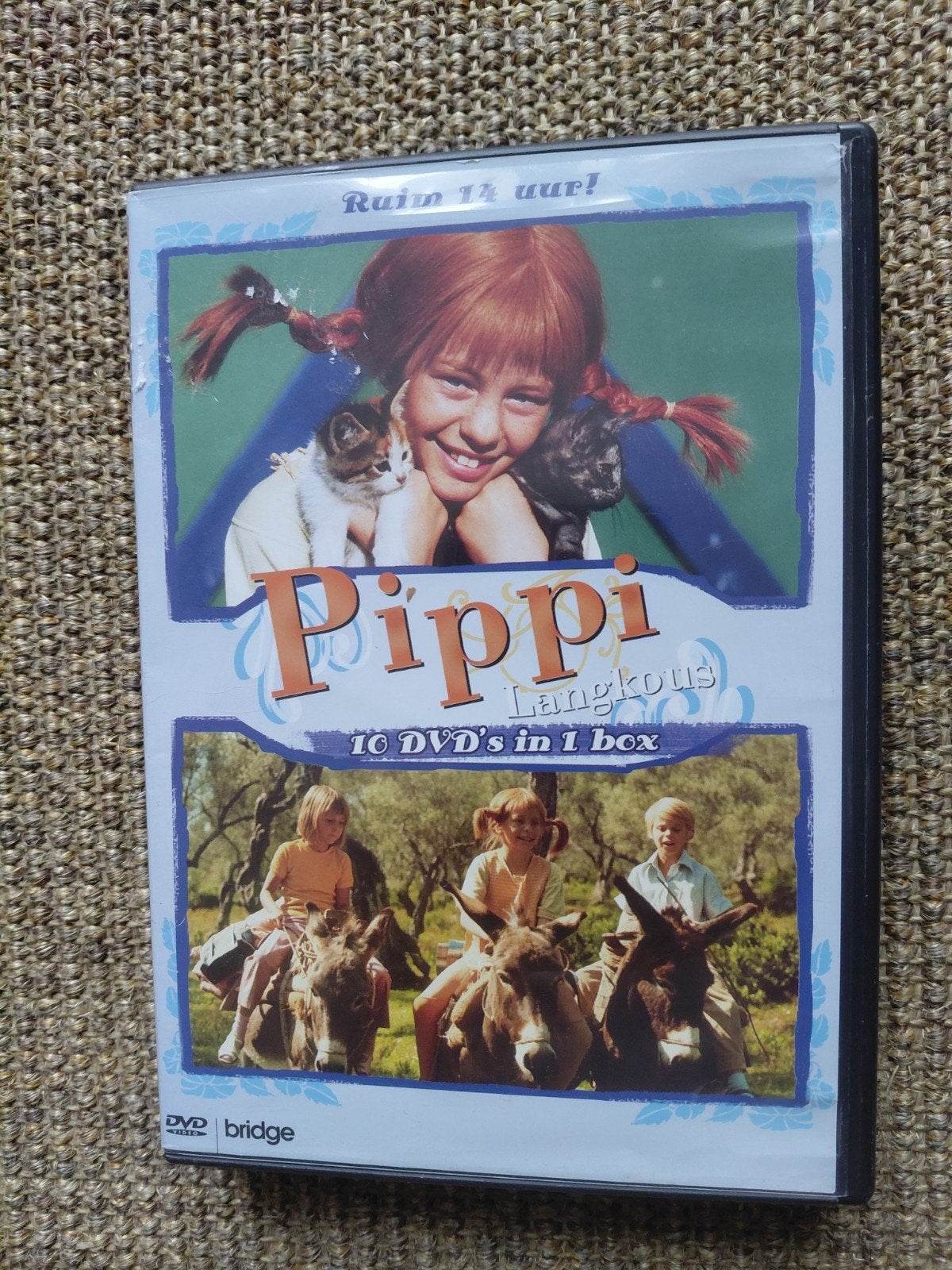 Pippi Langkous - 10 DVD's in 1 box, Verzamelbox, Alle leeftijden, Zo goed als nieuw, Familie