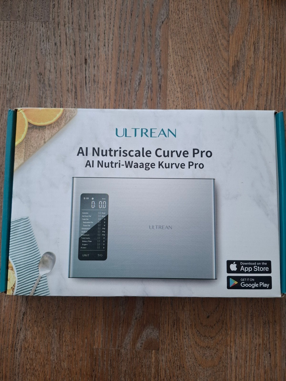 Ultrean AI Nutriscale Curve Pro - Nieuw in doos!, Witgoed en Apparatuur, Weegschalen, Minder dan 10 kg, Keukenweegschaal, Nieuw