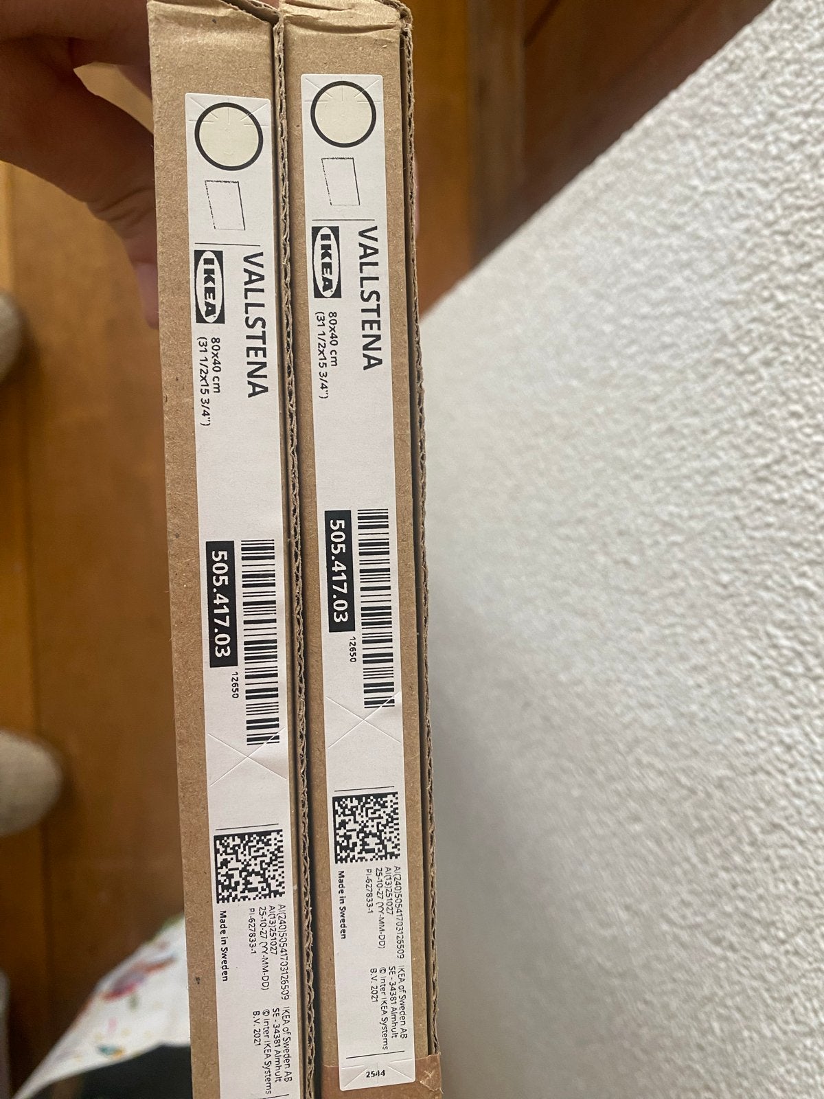 IKEA VALLSTENA Keukenpaneel lade wit 80x40 cm (2 stuks), Huis en Inrichting, Keuken | Keukenelementen, Ophalen, Wit, Nieuw, 50 tot 100 cm