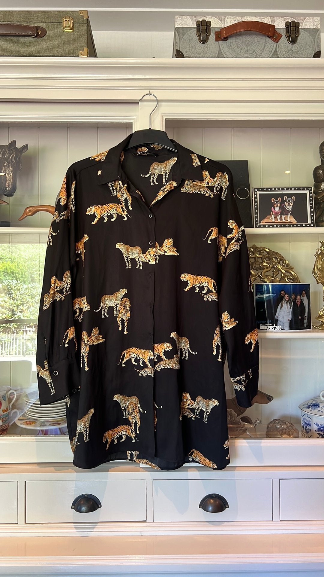 Zara blouse mt xl, Ophalen of Verzenden, Gedragen, Maat 46/48 (XL) of groter, Zwart