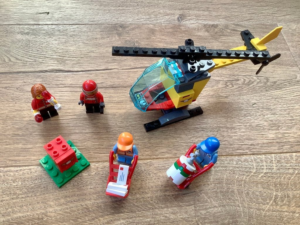 Lego City 60100 Airport Post helikopter, Lego, Ophalen of Verzenden, Complete set, Inclusief instructies