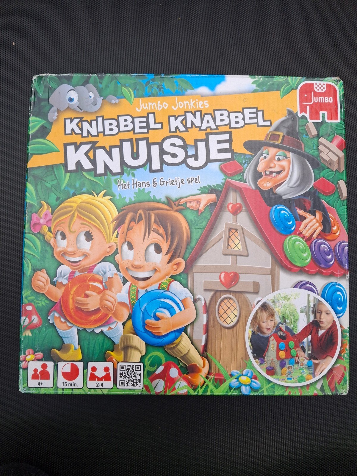 Jumbo Jonkies Knibbel Knabbel Knuisje, Drie of vier spelers, Ophalen, Gebruikt, Jumbo