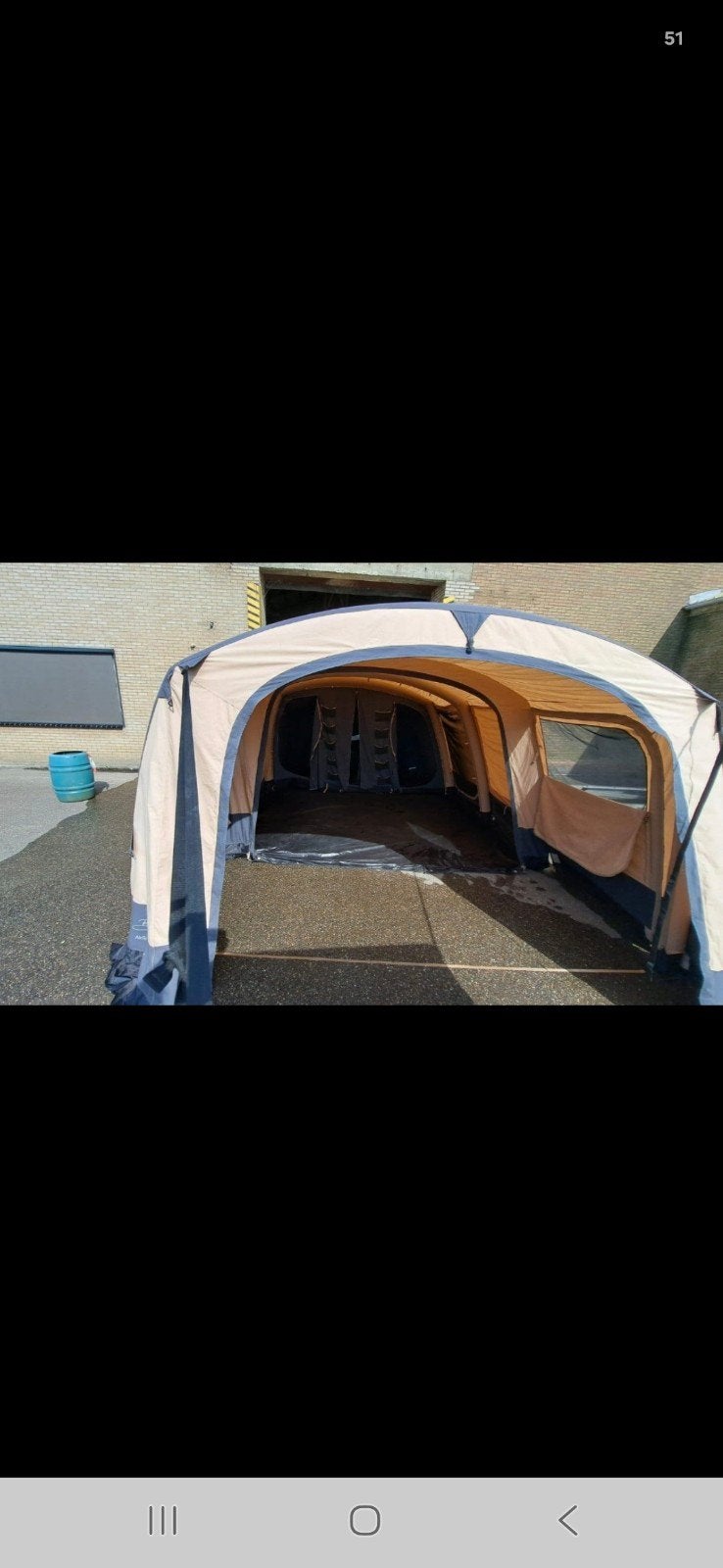 nette bardani airspace 380 tc, Caravans en Kamperen, Ophalen, Gebruikt