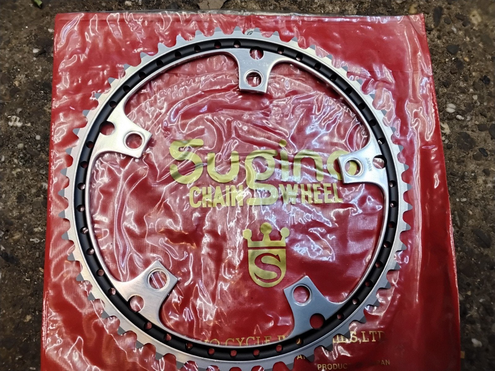 N.O.S. SUGINO DRILLED CHAINWHEEL, Ophalen of Verzenden