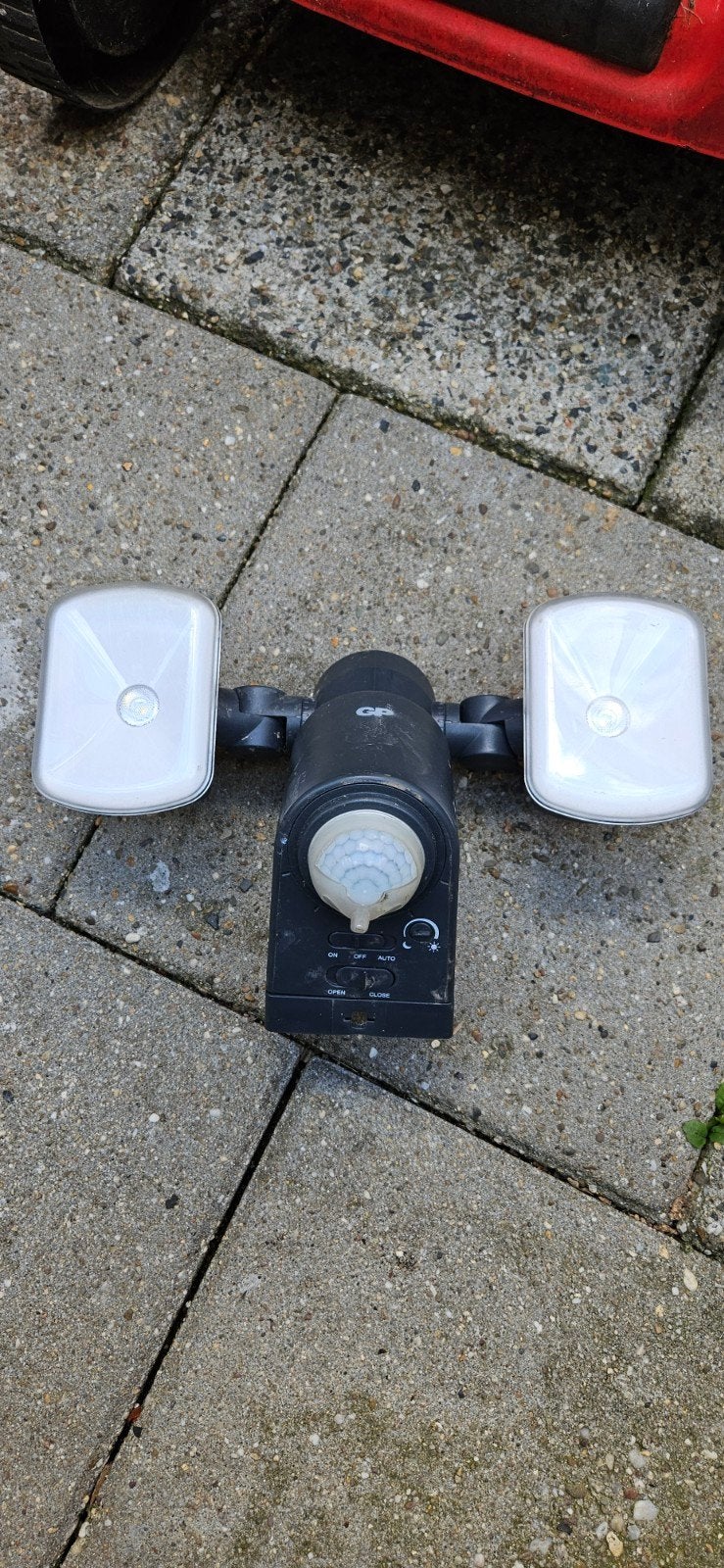 Buitenlamp met bewegingssensor en LED-verlichting, Ophalen, Kunststof, Gebruikt, Minder dan 50 watt