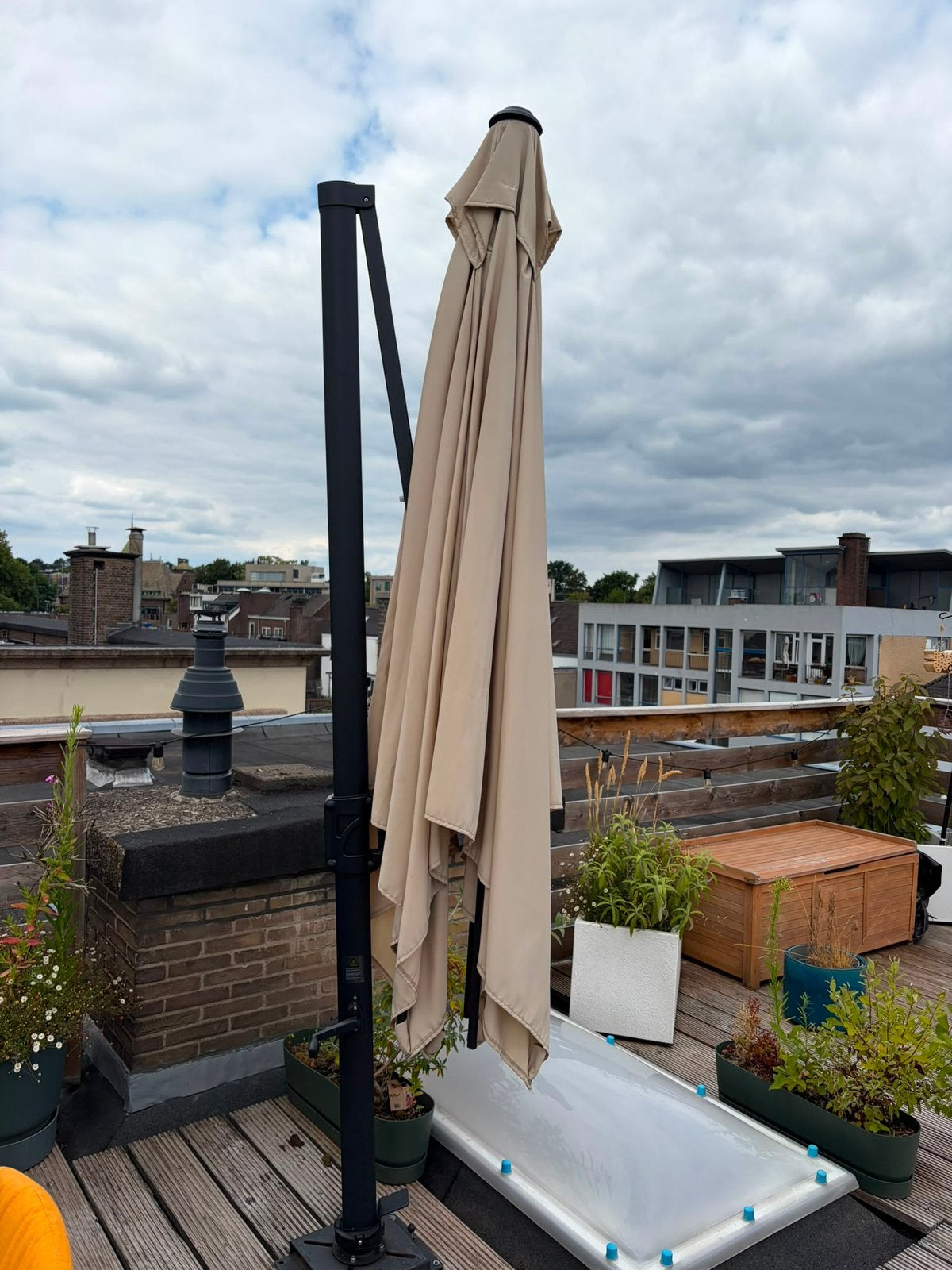 Zweefparasol 300x300, Ophalen, Gebruikt, Kantelbaar, Zweefparasol