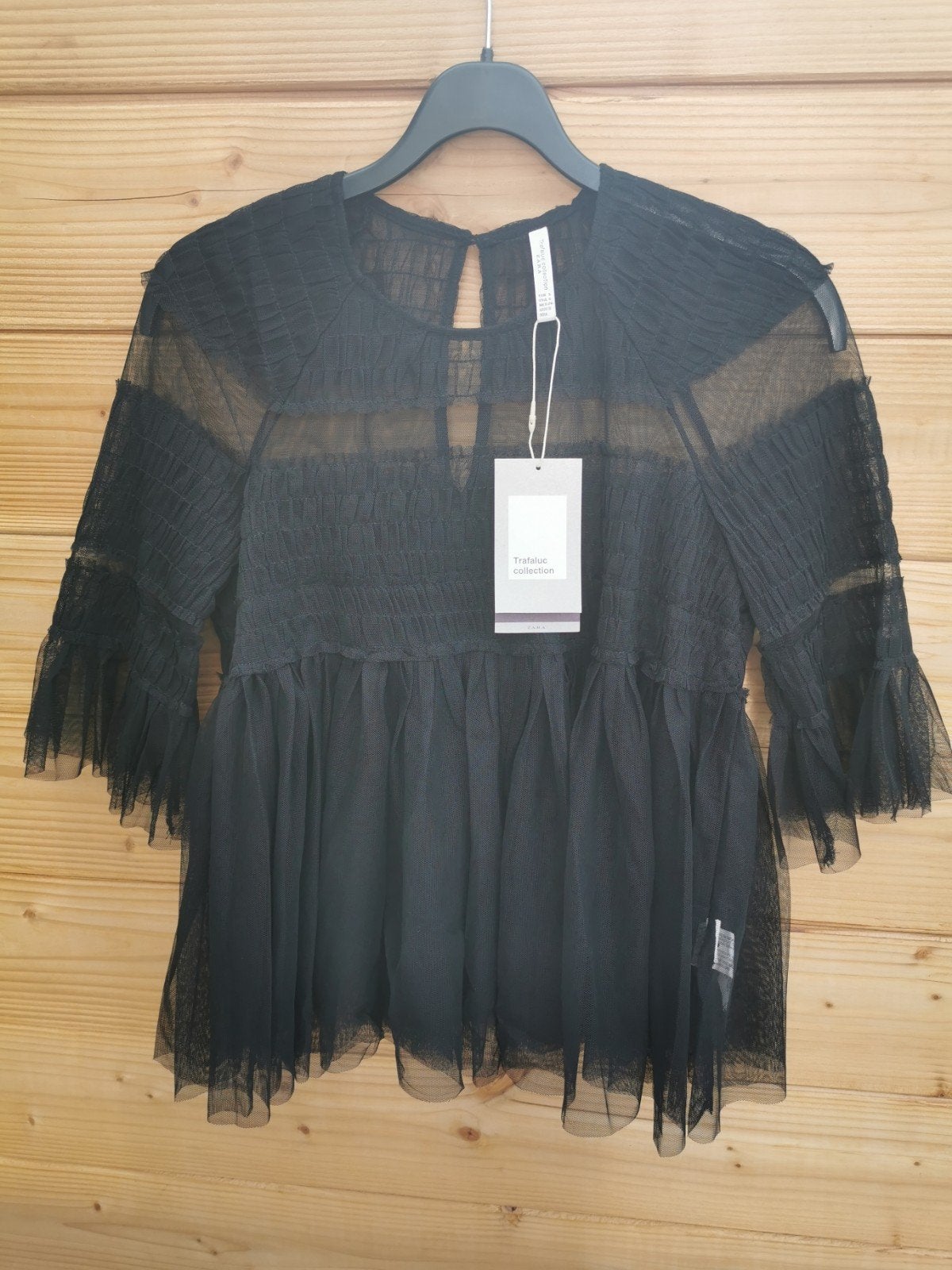 ZARA blouse met volants mt. S, Verzenden, Nieuw, Maat 36 (S), Zara