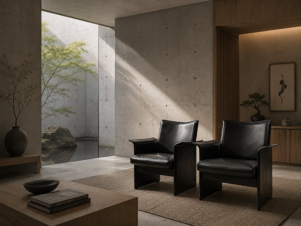 2x Matteo Grassi Quorum Zwart leer fauteuils, Ophalen, Italiaans Modern Tijdloos Chique, 75 tot 100 cm, 50 tot 75 cm