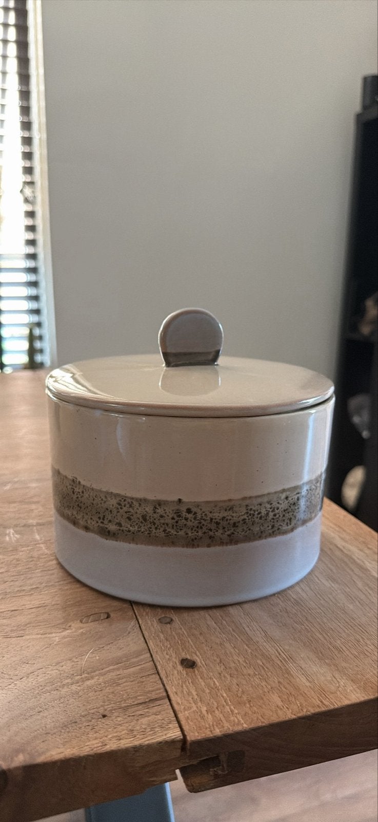 HKliving Lake Cookie Jar - Voorraadpot, Zo goed als nieuw, Voorraadpot, Steen/keramiek, Overige merken