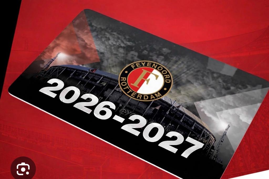 Gezocht Seizoenkaart Feyenoord 26/27 Gele Zone + Silvercard, Seizoenskaart, Eén persoon, Augustus