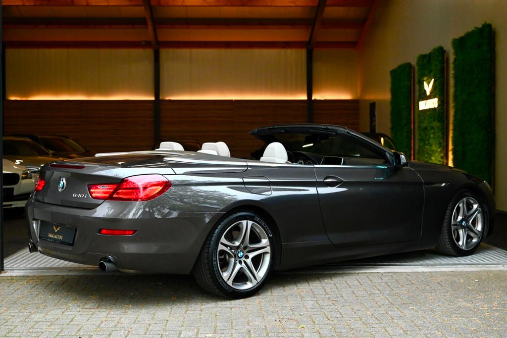 BMW 6-serie Cabrio 640i High Executive - Eig. sinds 2012 - H, Auto's, Euro 5, Achterwielaandrijving, Gebruikt, Beige