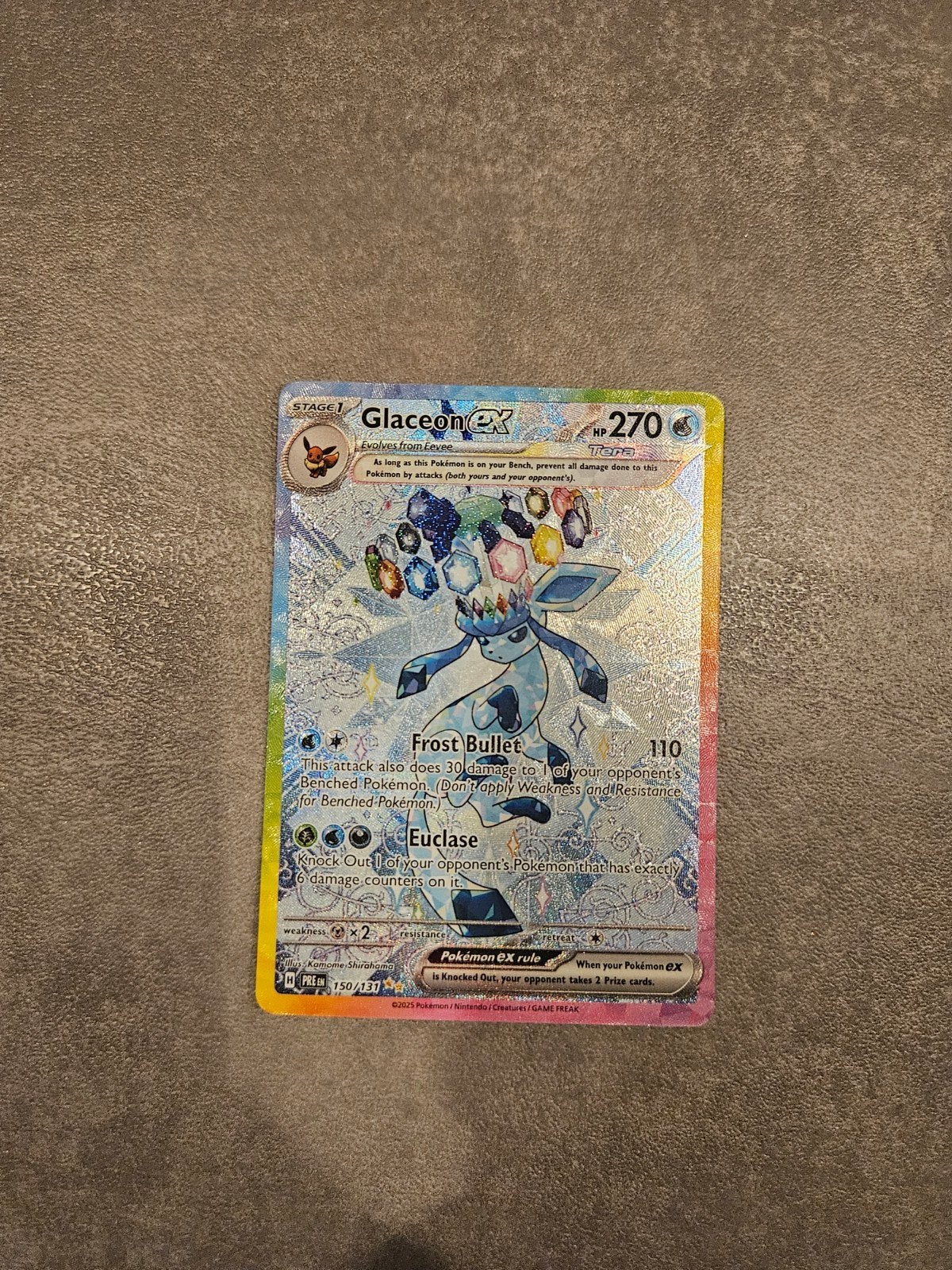 Glaceon ex 150, Ophalen, Nieuw, Losse kaart