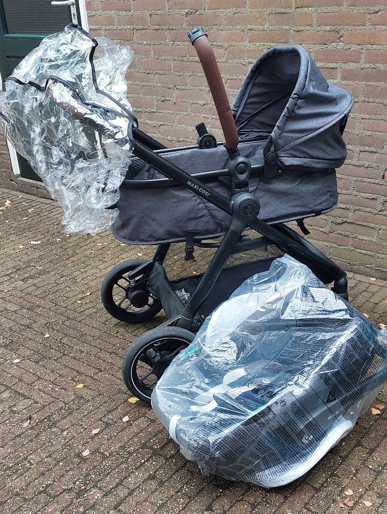 Maxi cosi Zelia S, Ophalen, Zo goed als nieuw, Combiwagen, Verstelbare duwstang