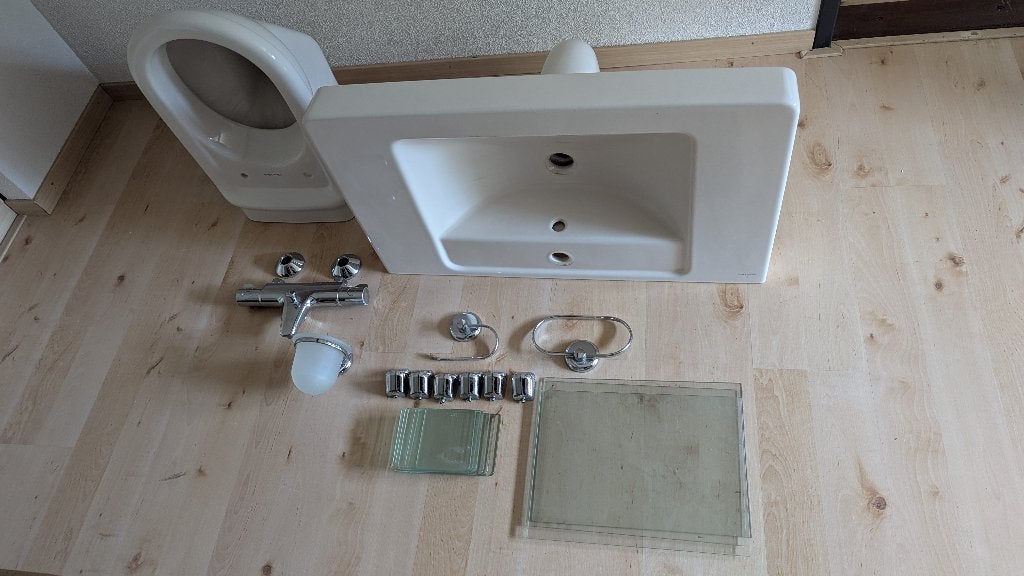 badkamer sanitair, Ophalen, Gebruikt