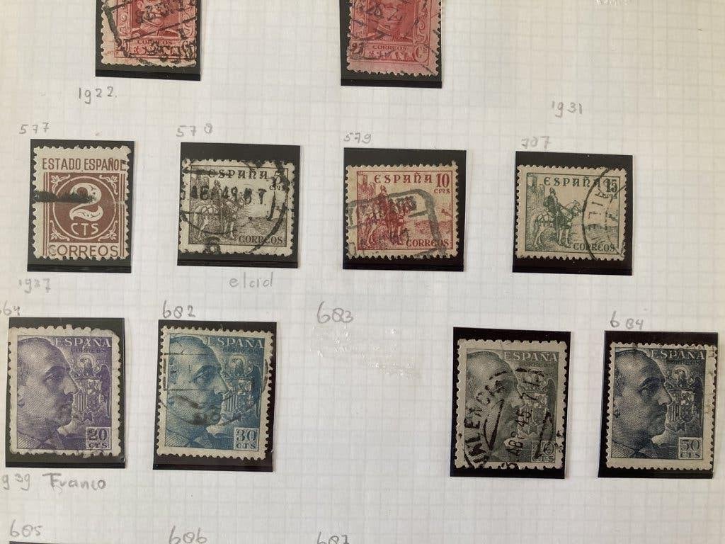 postzegels spanje, Ophalen of Verzenden, Gestempeld