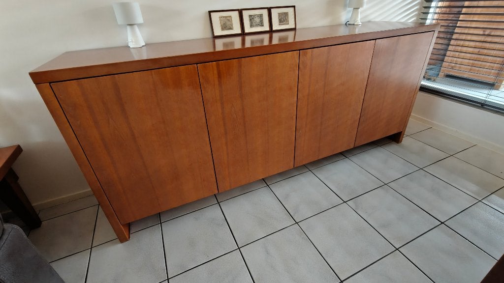 Woonkamer dressoir tafel salontafel bijzettafel, Ophalen, Gebruikt, 50 tot 100 cm, Kersenhout