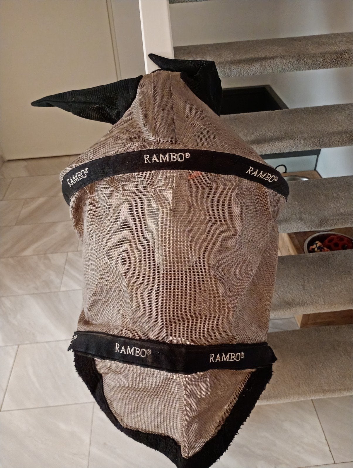 rambo plus vliegenmasker maat large/paard, Dieren en Toebehoren, Ophalen of Verzenden