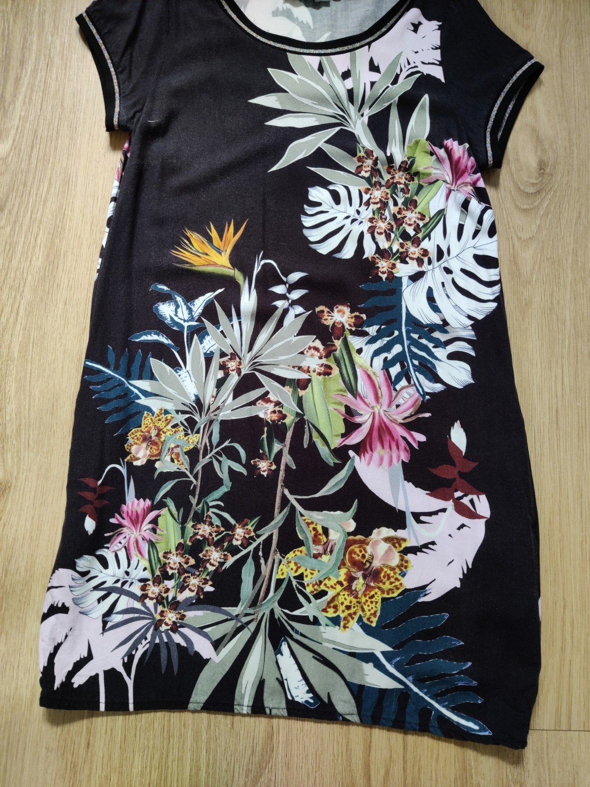 Geisha jurk maat 40 met tropische print, Kleding | Dames, Maat 38/40 (M), Geisha, Meerkleurig, Ophalen of Verzenden
