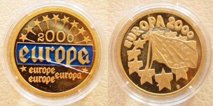 Europapenning 2000, Verzenden, Overige materialen