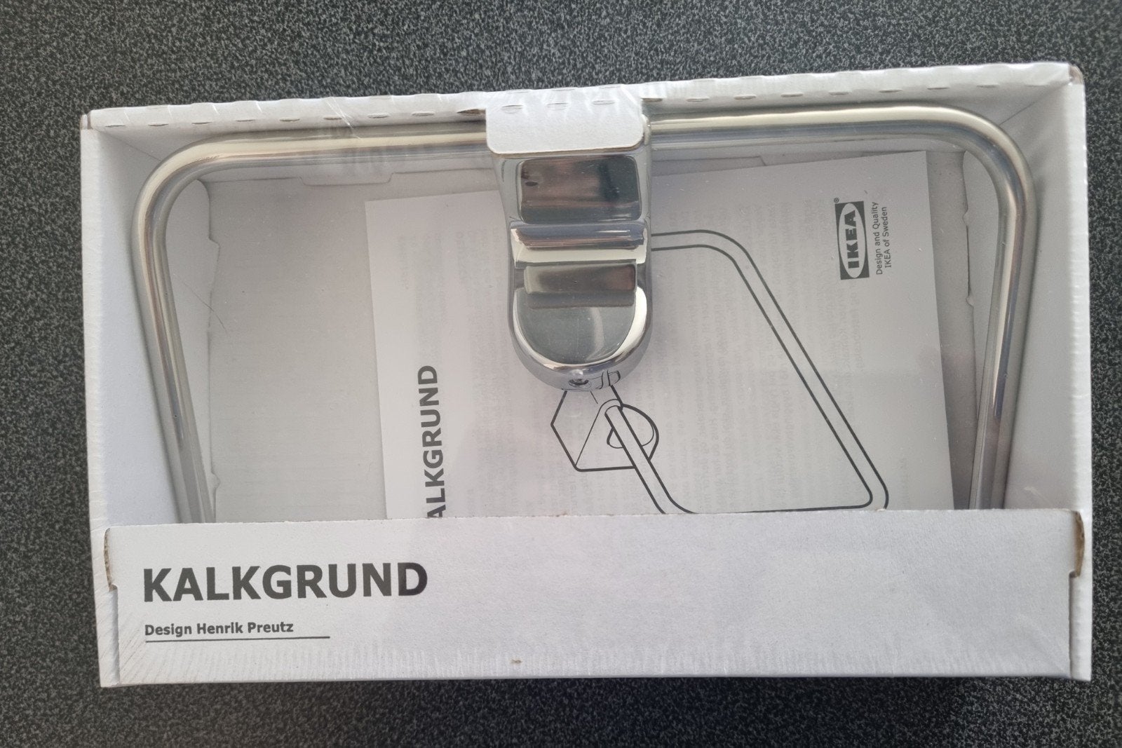 IKEA KALKGRUND Handdoekenrek - Nieuw in doos, IKEA, Handdoekenrek, Nieuw, Ophalen of Verzenden