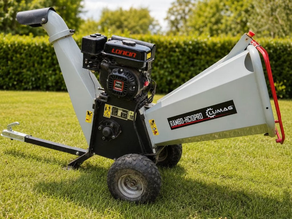 Benzine hakselaar LUMAG RAMBO-HC10 PRO – nauwelijks gebruikt, Tuin en Terras, Hakselaars, Ophalen, Gebruikt, Benzine, Lumag