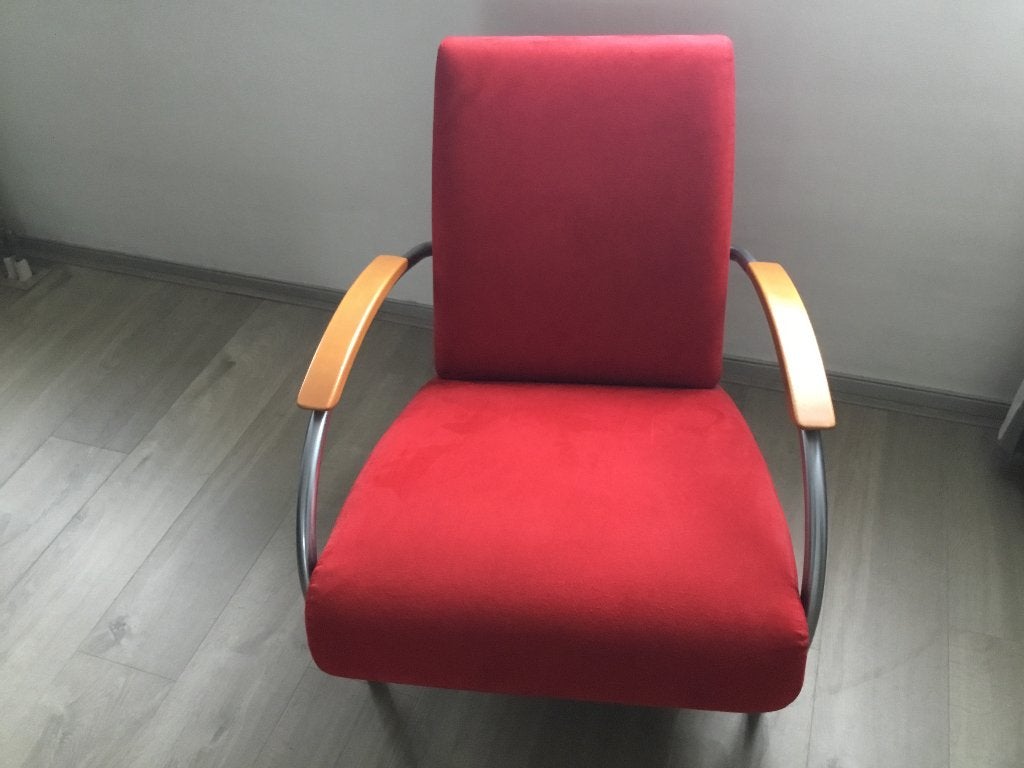 Design stoeltje, Huis en Inrichting, Ophalen, Hout, Zo goed als nieuw, Eén
