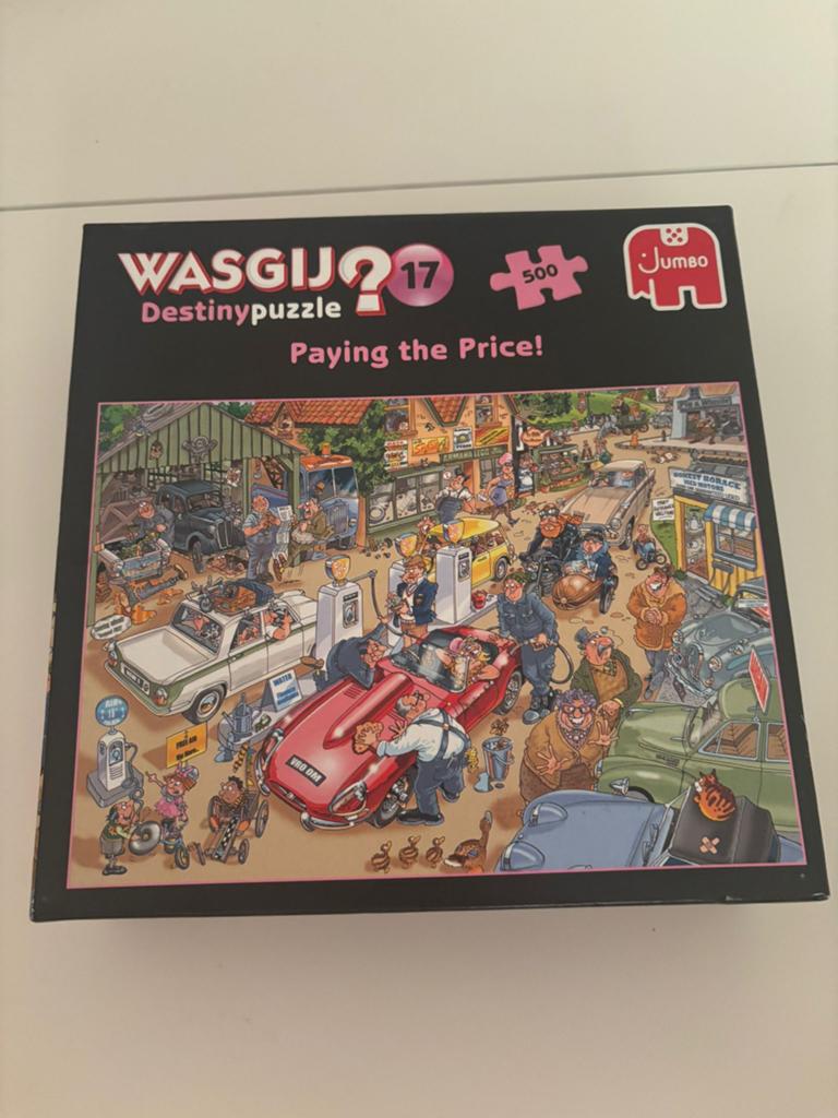 Wasgij puzzel (500 stukjes), Ophalen of Verzenden, 500 t/m 1500 stukjes, Zo goed als nieuw, Legpuzzel