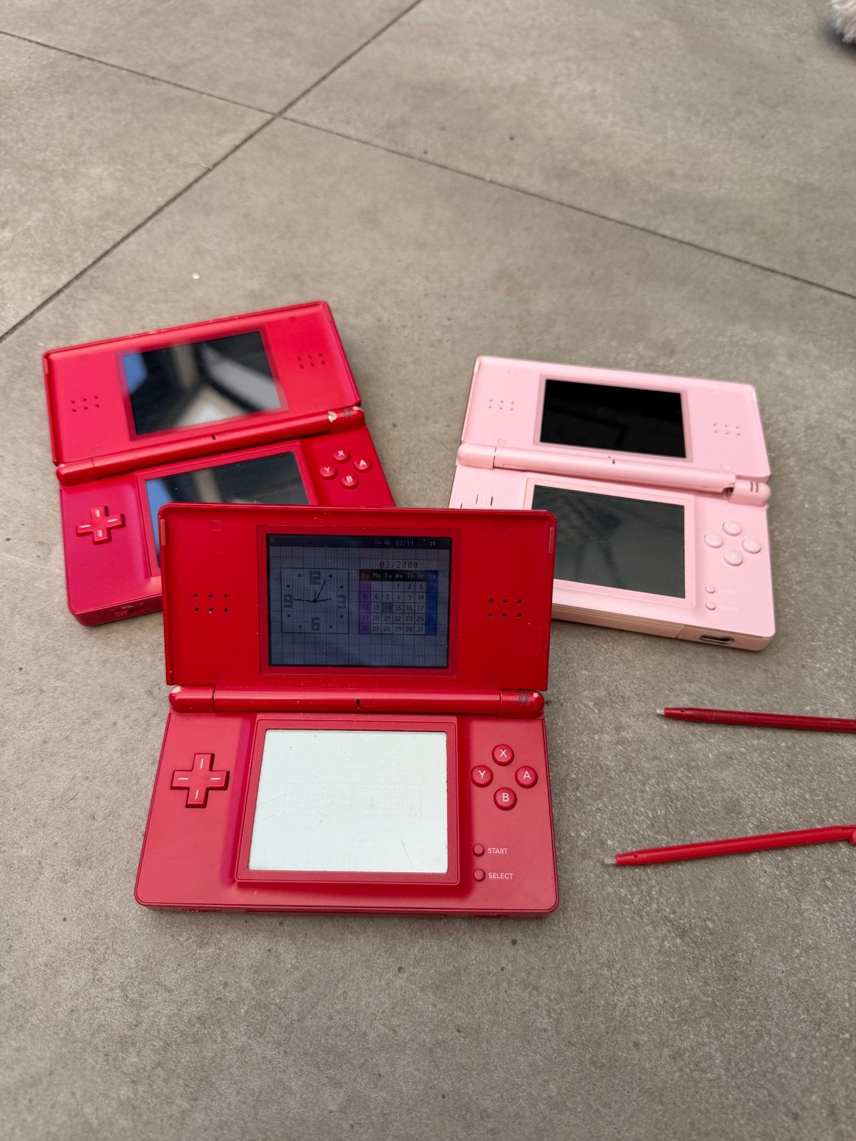 3 defecte Nintendo DS Lite consoles !!, Ophalen of Verzenden, Overige kleuren, DS Lite