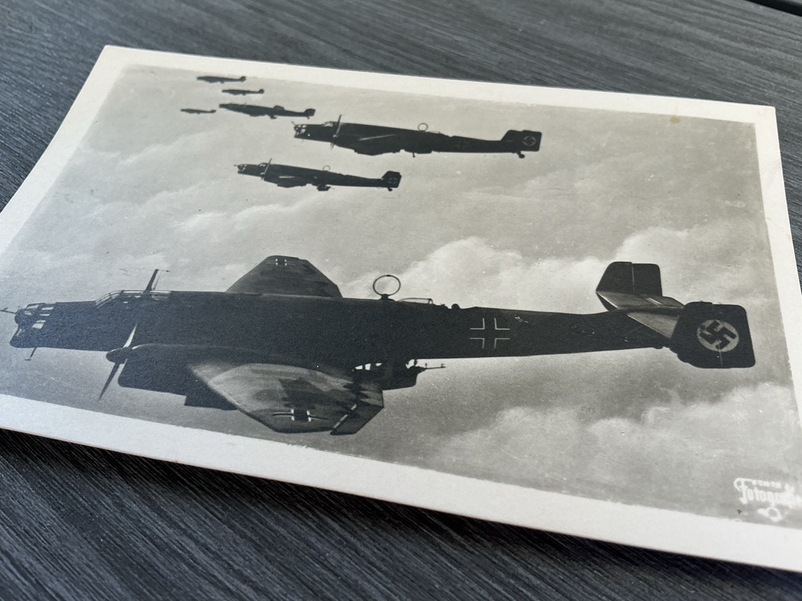 Zeldzame WOII Duitse Luftwaffe Junkers Ju 86 K  Foto, Verzenden, Gebruikt, Kaart, Foto of Prent