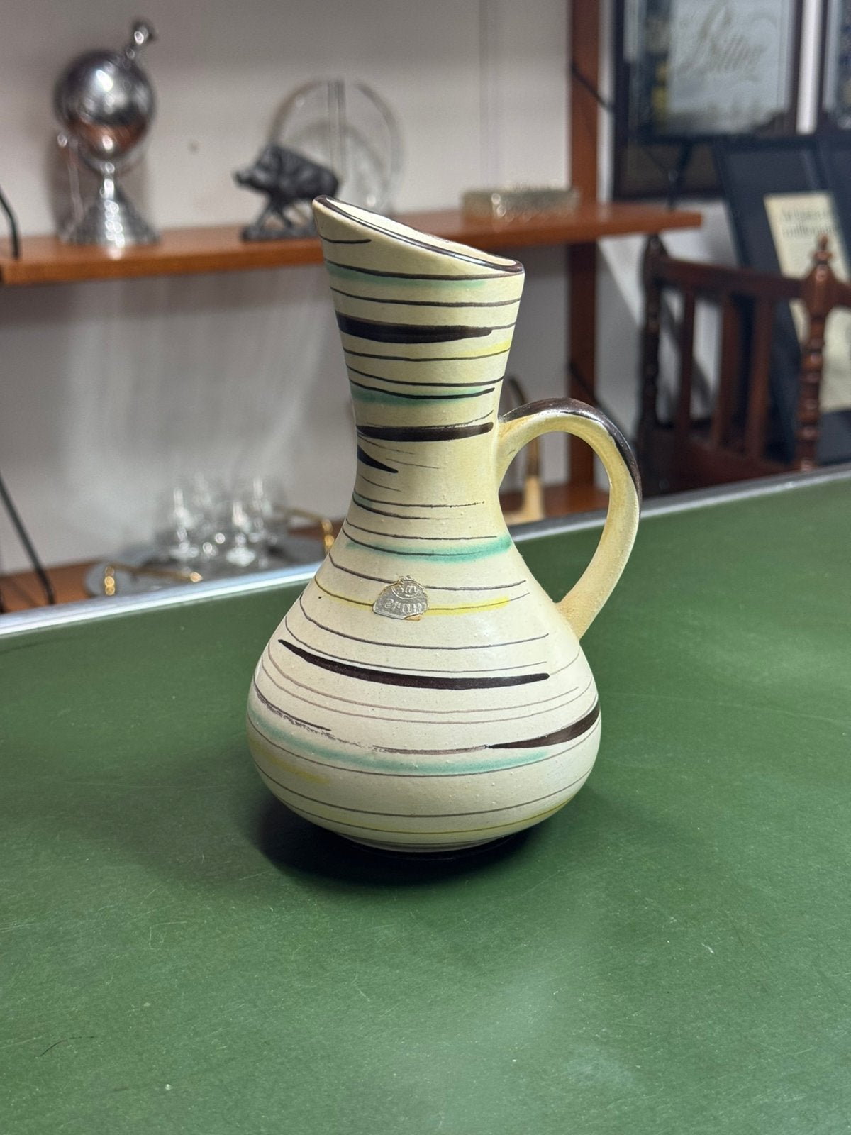 Vintage Bay Ceramic West Germany vaas mid century fat lava, Ophalen of Verzenden