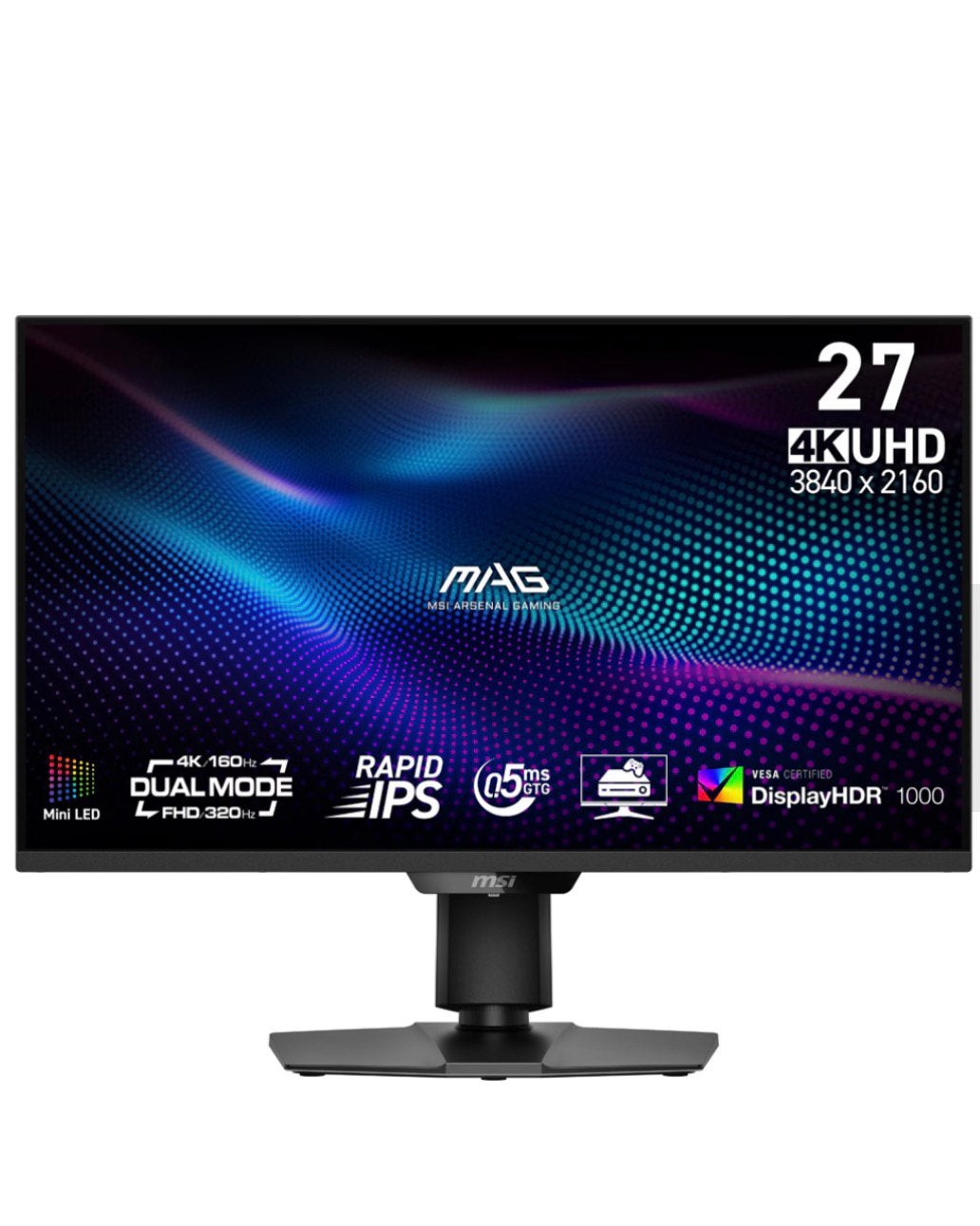 Nieuwe msi monitor 27 inch 4k mini led 160hz, Ophalen of Verzenden