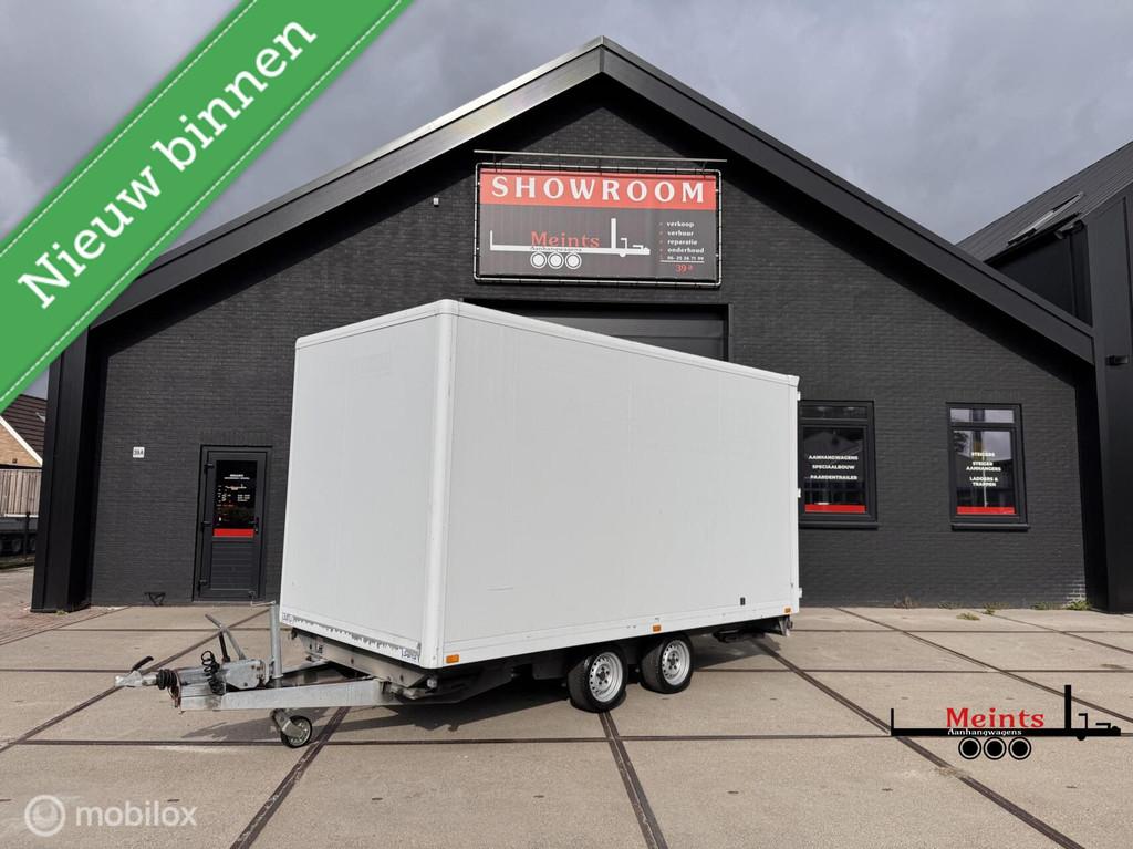 Saris gesloten plateauwagen XXL 425x210x210 3500KG, Gebruikt